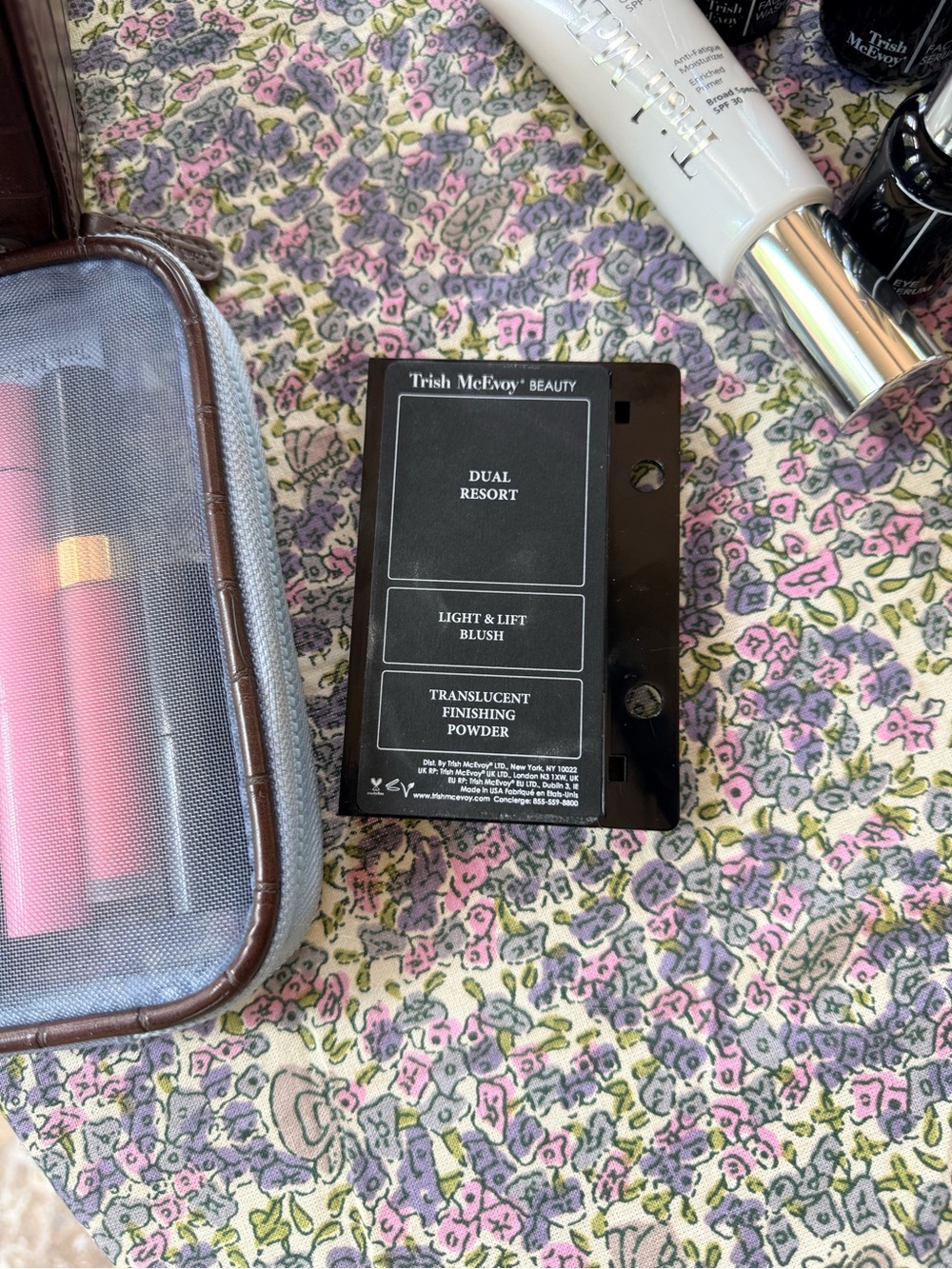 Trish McEvoy NWOT Never used. zip makeup organizer.Creams,shadows,eye misc. - Picture 3 of 16